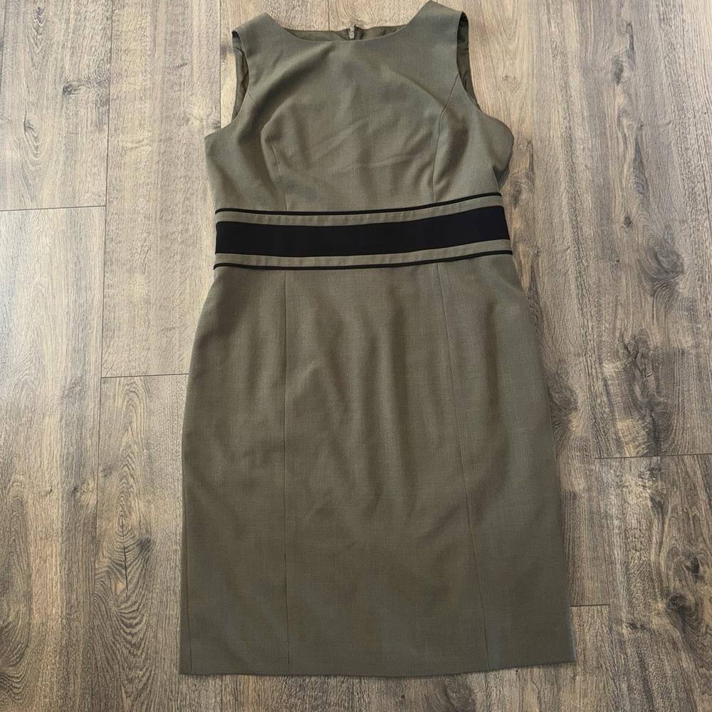 Evan Picone Black Label Women's Bodycone‎ Dress Sleeveless Sz 16 Gothic Work